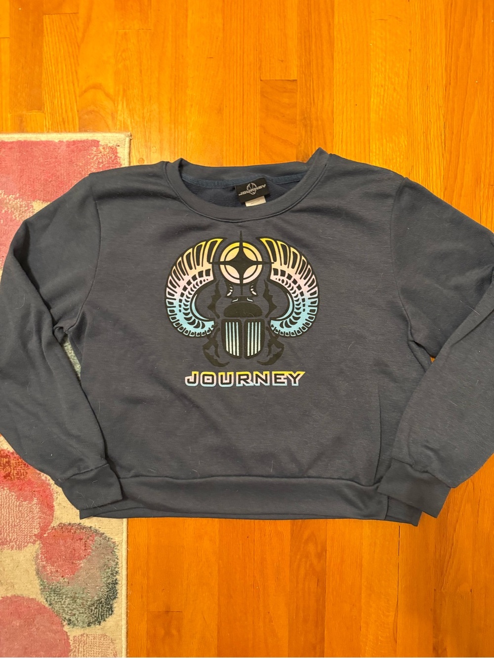 Journey Graphic Crewneck Sweatshirt - Navy